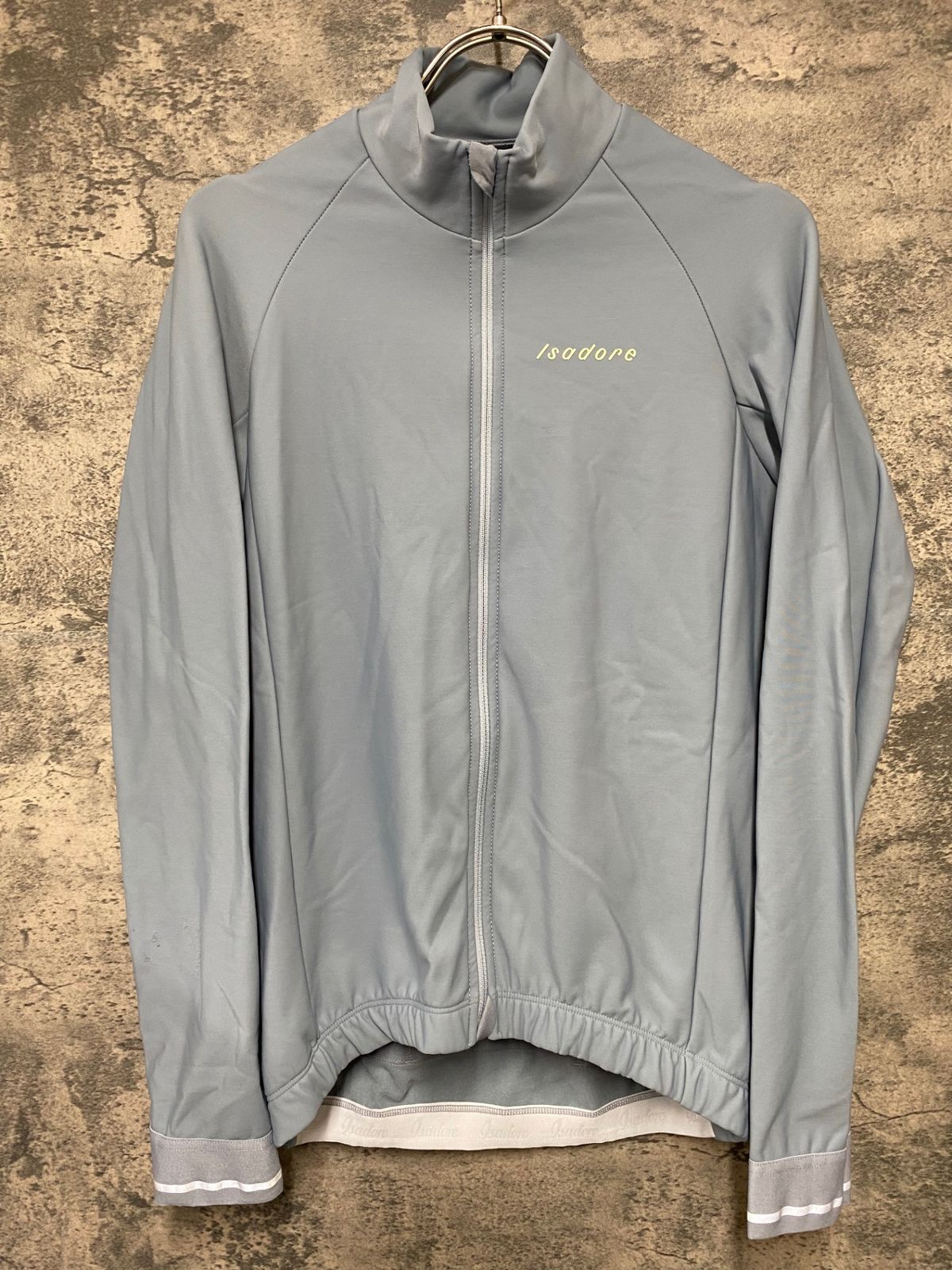 JM778 イザドア Isadore DEBUT WINTER LONG SLEEVE JERSEY 長袖 サイクルジャージ ライトブルー M 裏起毛