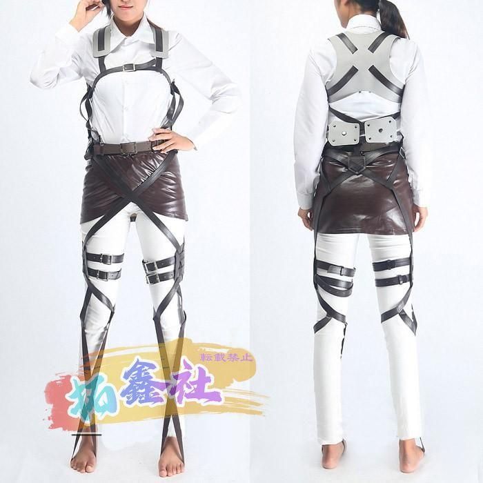 進撃の巨人 エレン?イェーガー ミカサ?アッカーマン リヴァイ?アッカーマン 自由の翼 調査兵団 マフラー コスプレ コスチューム 変装 仮装