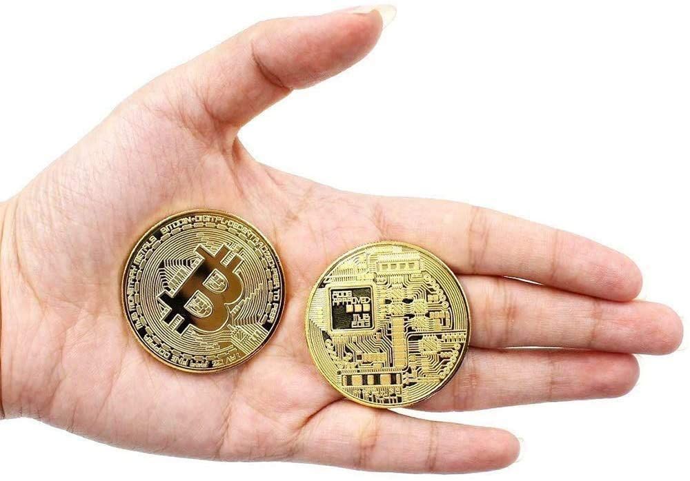 楽天市場】2枚セット ゴールド ビットコイン 仮想通貨