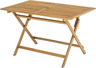 武田コーポレーション お庭 ベランダ ガーデン ナチュラル 120×70×72cm 木製フォールディングテーブル 長方形 LN-G-VMFT120NA
