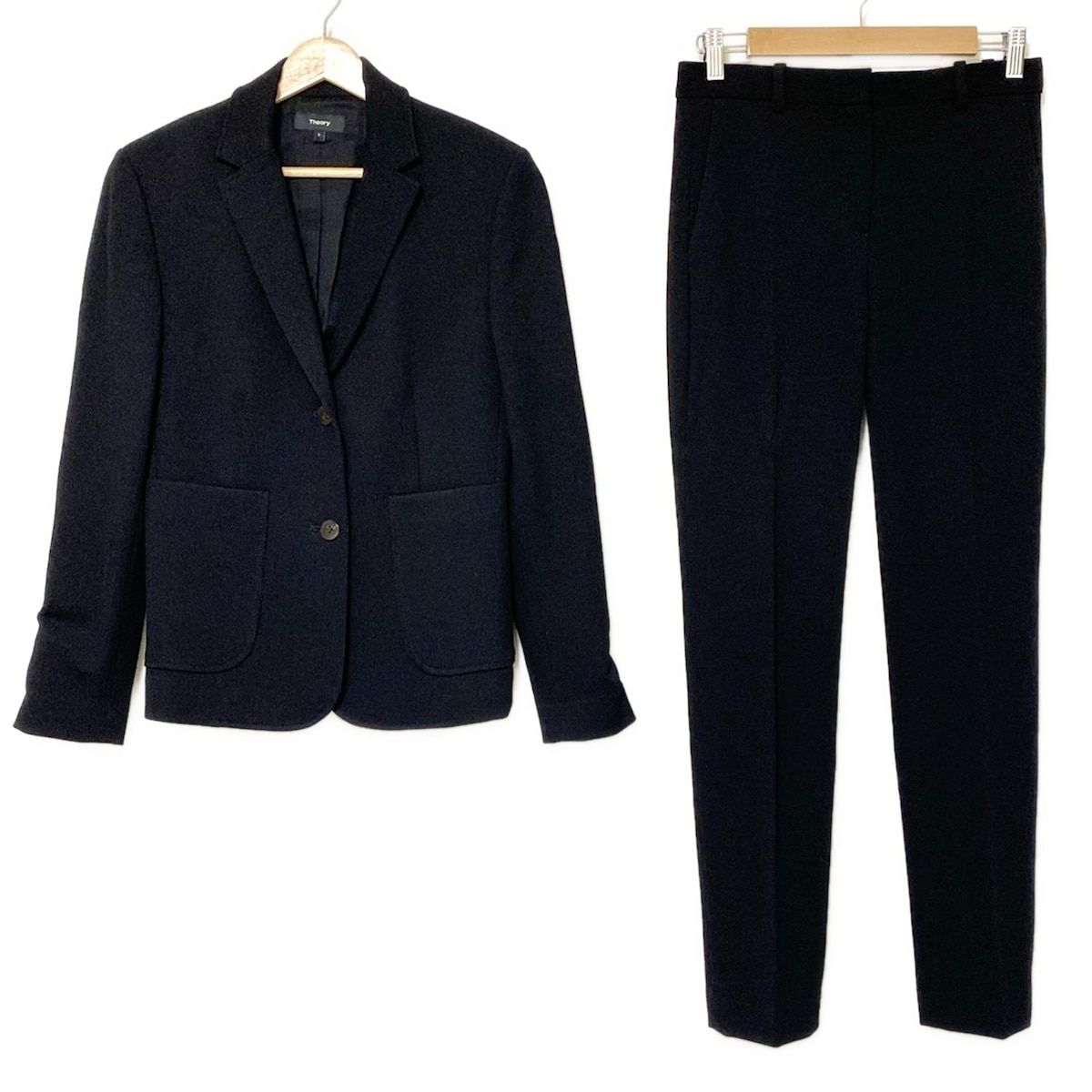 theory セオリー レディースパンツスーツ レディース - 黒