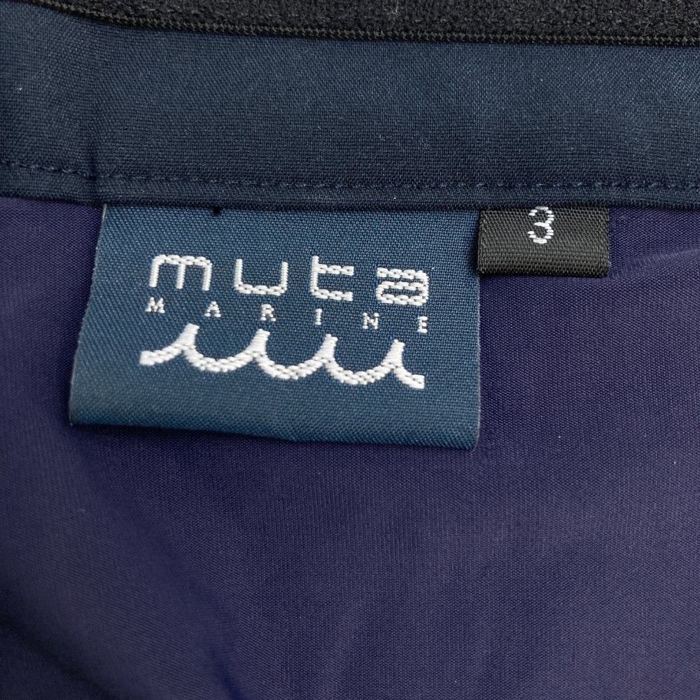 MUTA MARINE ネイビー スカート サイズ3 サイズ：3 MUTA MARINE ムータマリン インナー付き スカート