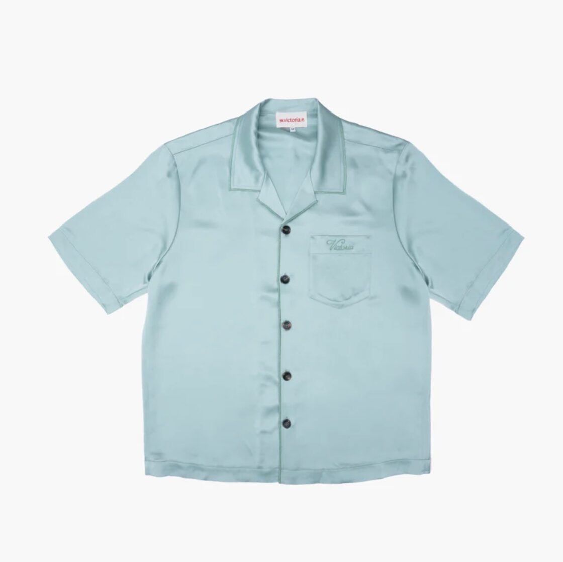 VICTORIA | SERGIO SATIN SHORTS | MINT | L