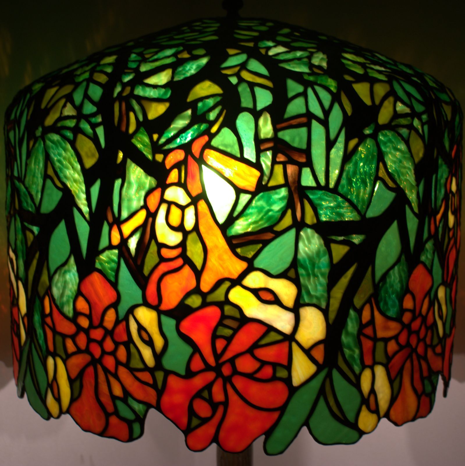 44．ティファニーランプ【トランペットパイン】【グラスワン