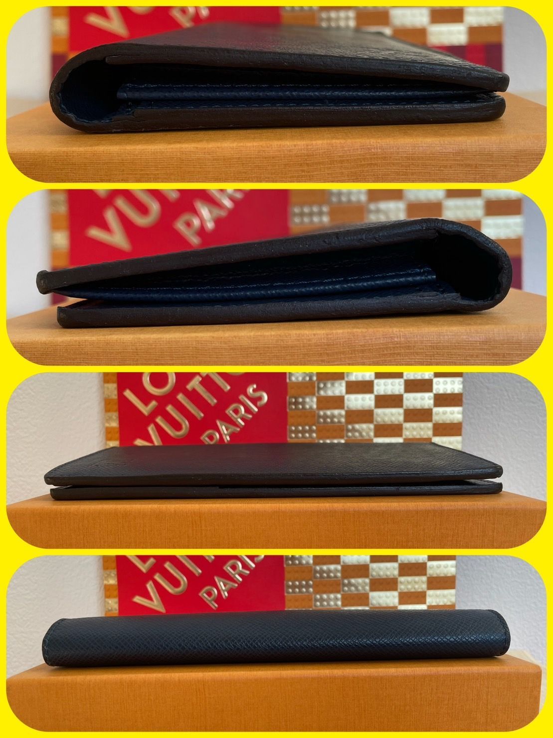 極上美品】 ルイヴィトン タイガ ポルトフォイユ ロン ブルー