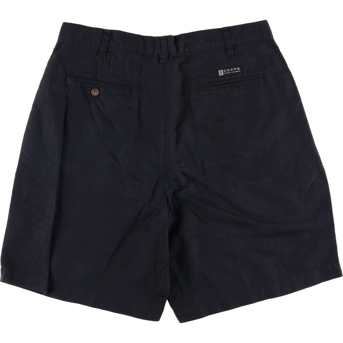 古着 ラルフローレン Ralph Lauren CHAPS チャップス ツータック リネンショーツ ショートパンツ メンズw34相当|eaa582045
