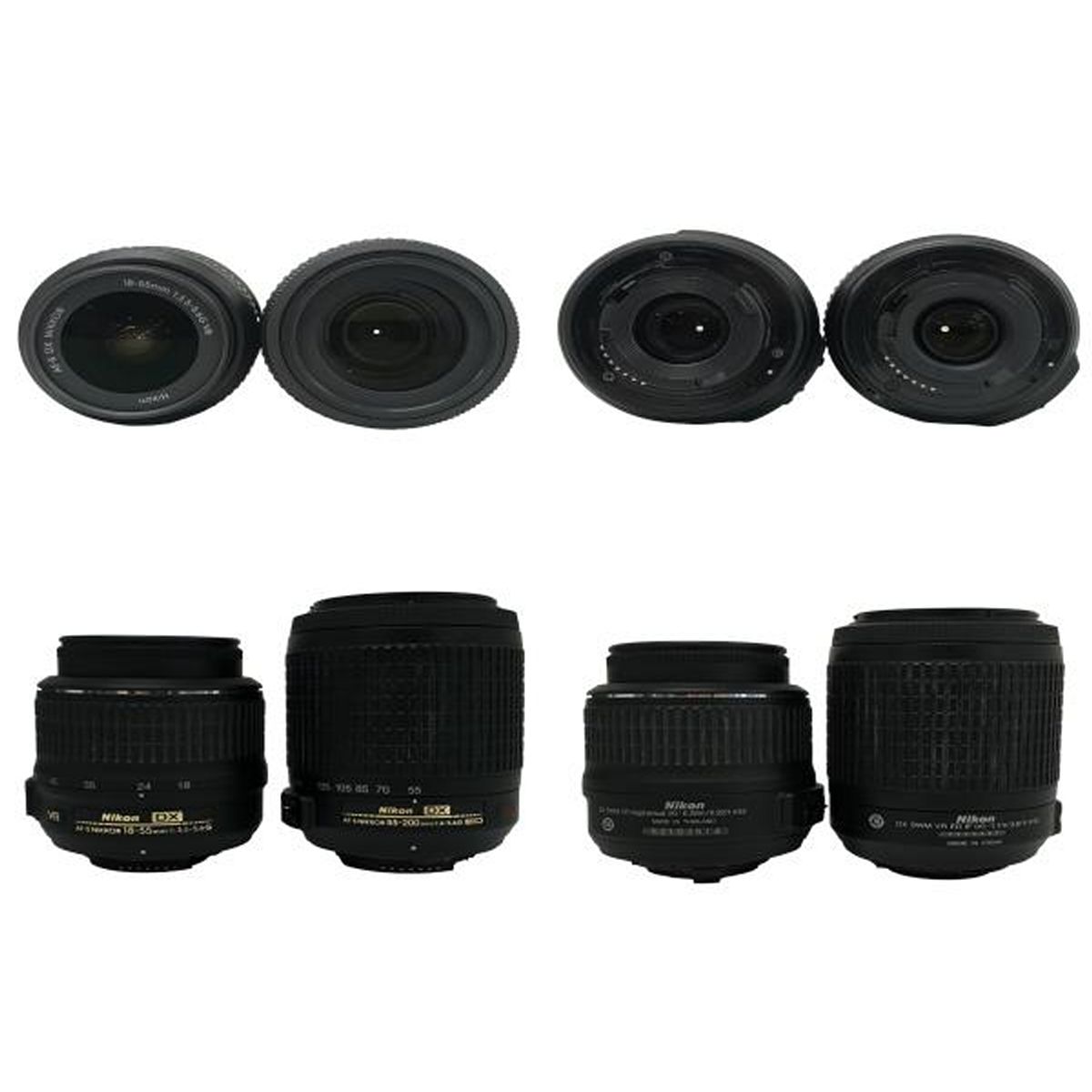 Nikon D3200 18-55mm 55-200mm ダブル ズーム キット デジタル一眼 レフ ニコン カメラ バッグ 付き 撮影  F9156072 - メルカリ