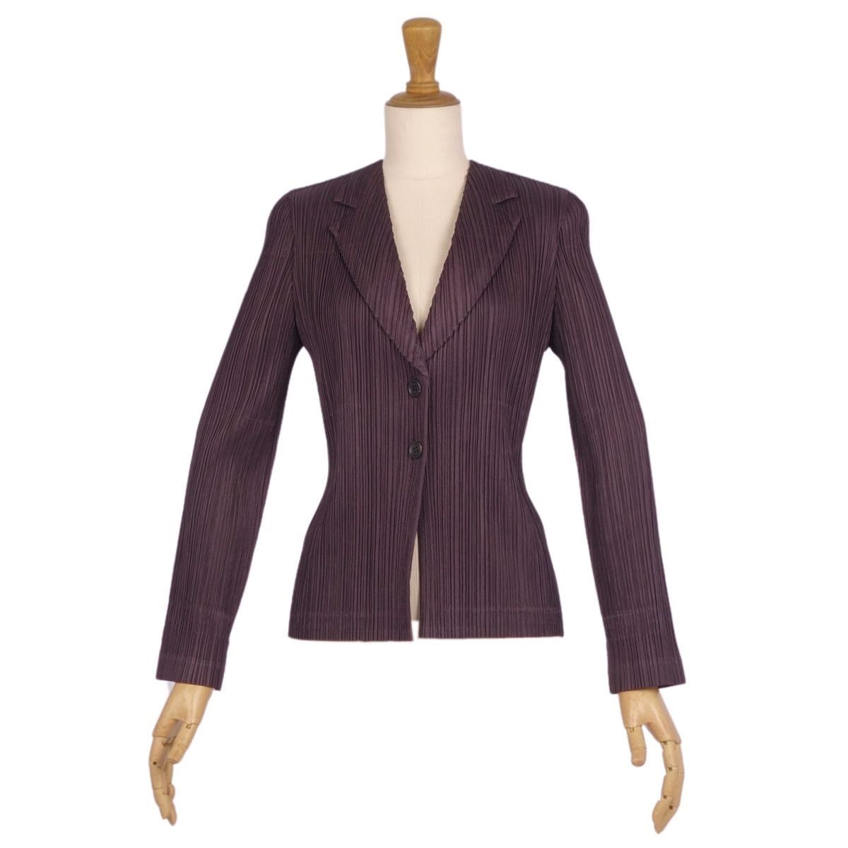 美品 プリーツプリーズ イッセイミヤケ プリーツ ジャケット 極美品 プリーツプリーズ イッセイミヤケ PLEATS PLEASE ジャケット