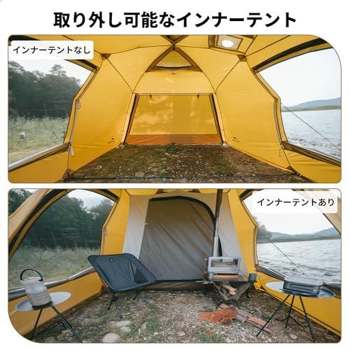 2-4人用 Naturehike直営店 アップグレード Dune7.6 ドームテント