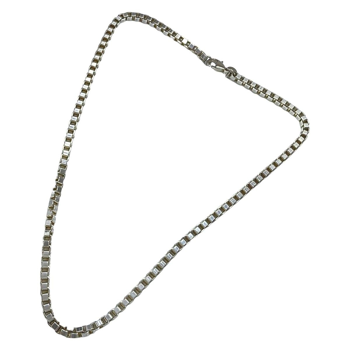 ⭐︎極美品⭐︎Tiffany & Co. シルバー ネックレス ベネチアン TIFFANY&Co.(ティファニー) ネックレス ベネチアン シルバー