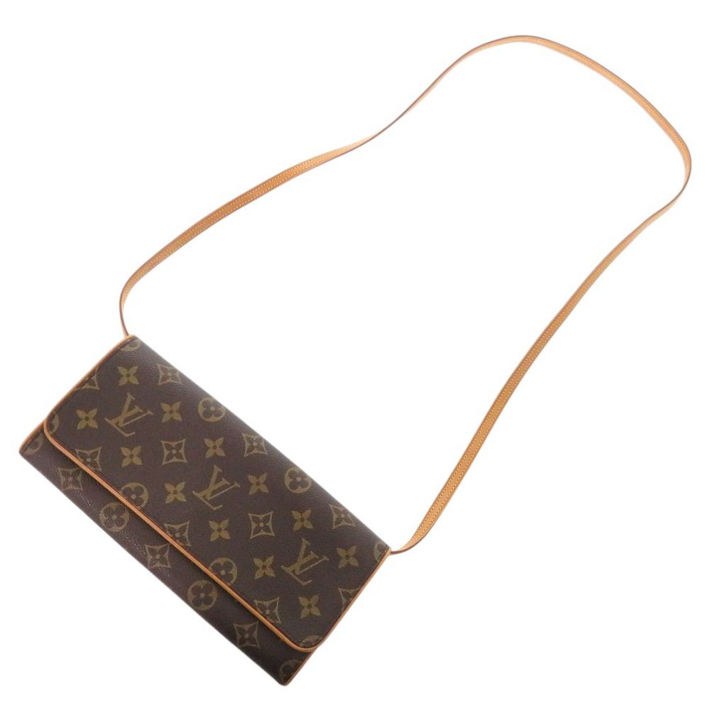【美品】LOUIS VUITTON モノグラム　ポシェットツインm51852 LOUIS VUITTON ルイ・ヴィトン ポシェットツインGM バッグ