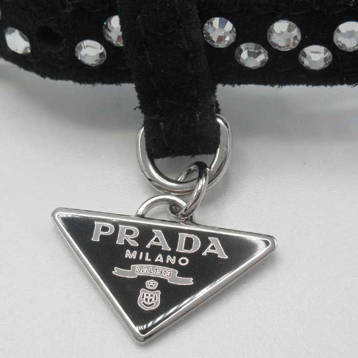 プラダ ブレスレット PRADA スウェードレザー ラインストーン 1IB412 2AWL F0T70 CRYSTAL CRISTAL アウトレット レディース WWW_MORNINGWALKER_COM