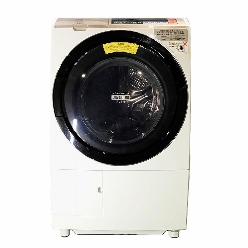 HITACHI 日立 洗濯機 ドラム式洗濯乾燥機 ビッグドラム BD-SV110BL - メルカリ