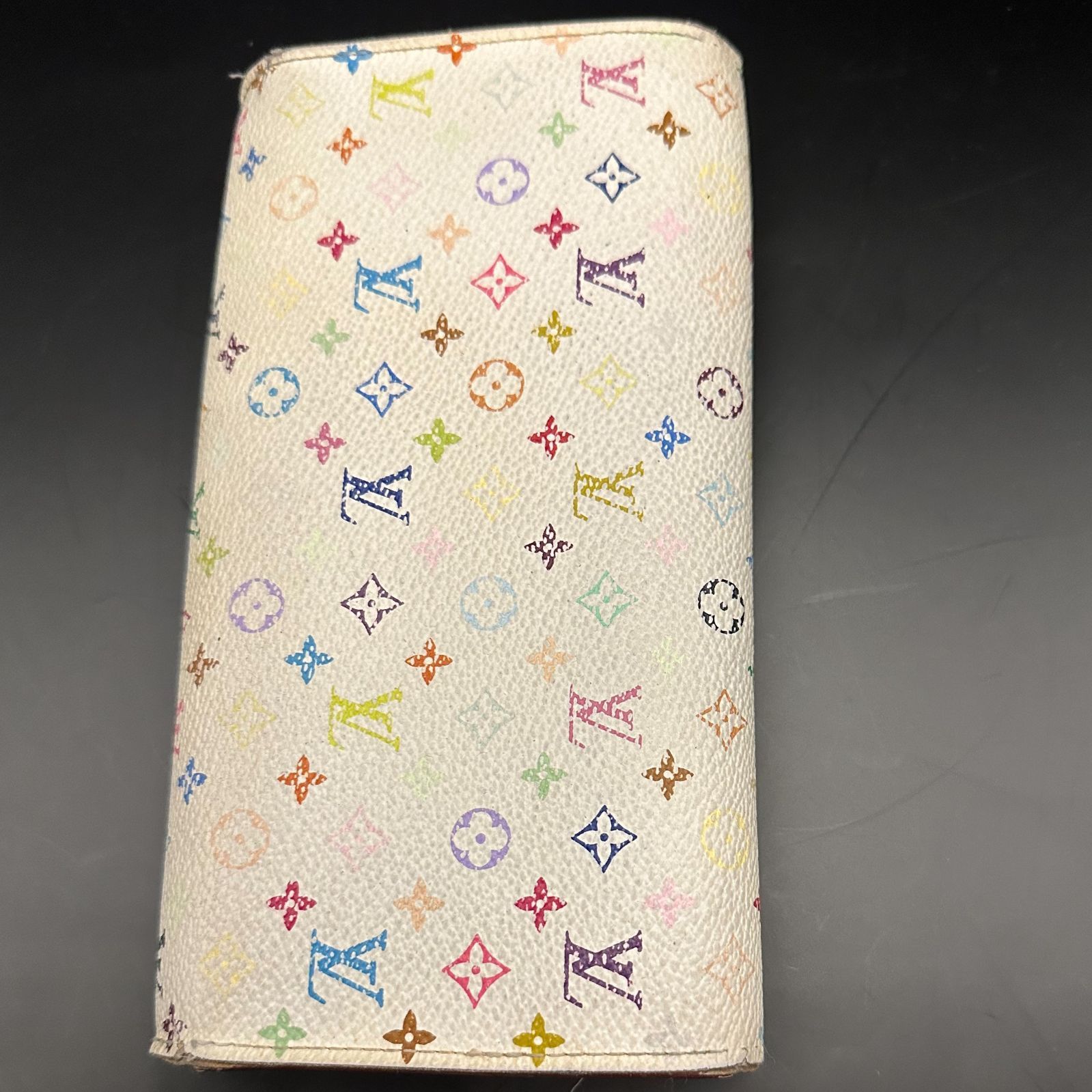 ヴィトン モノグラム マルチカラー ポルトフォイユ サラ 長財布 カード