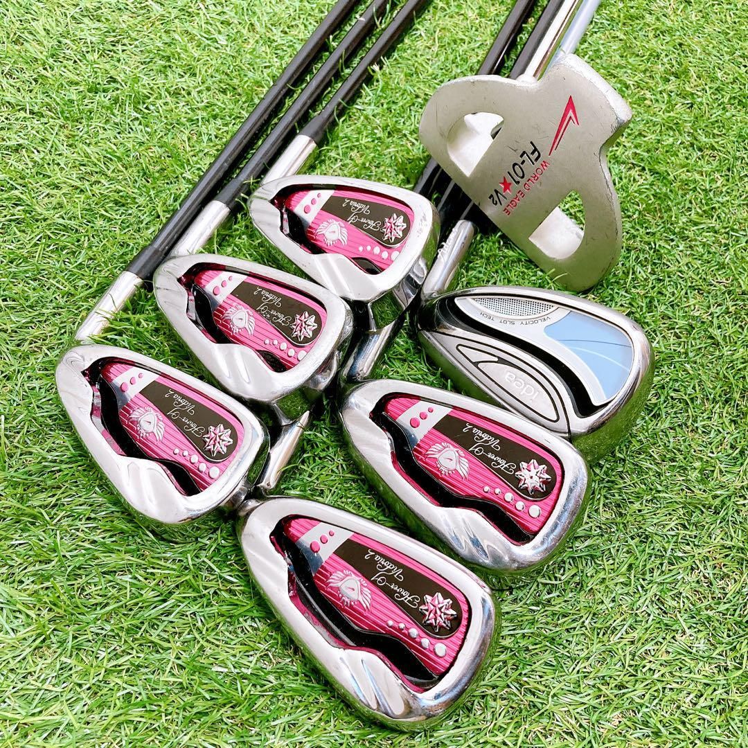 9.初心者オススメ ゴルフクラブ レディースセット 右利き FLEX L