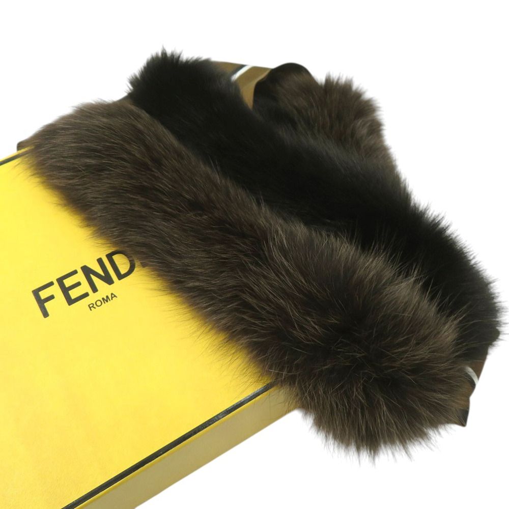 FENDI/フェンディ　FOXファー付きシルクストール FENDI/フェンディ FOXファー付きシルクストール Fendi ファー