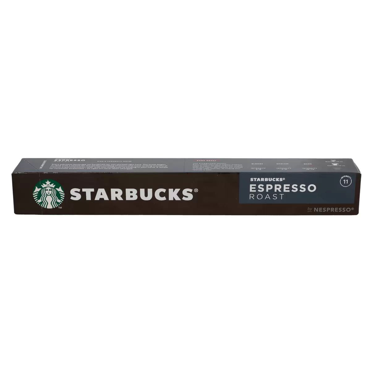 スターバックス ネスプレッソ互換カプセル エスプレッソロースト 10カプセル入 Starbucks Espresso Roast 10 Capsules for Nespresso