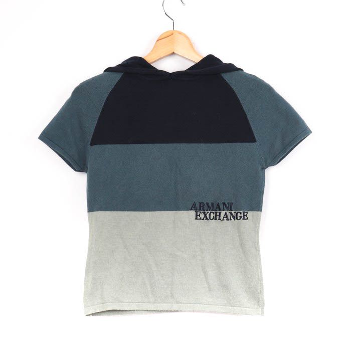アルマーニ エクスチェンジ 半袖パーカー ニット Tシャツ ロゴ 