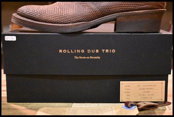 8.5 箱付 未使用】Rolling dub trio ローリングダブトリオ GLEANERS 