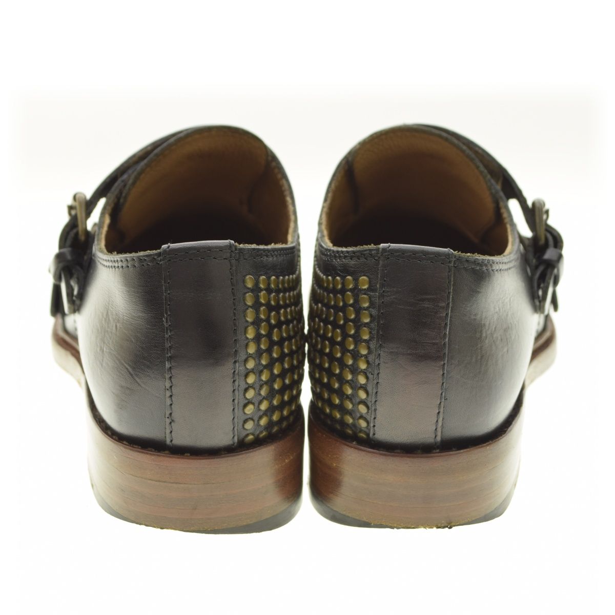 BUTTERO B 5211 ダブルモンクストラップ スタッズレザーシューズ