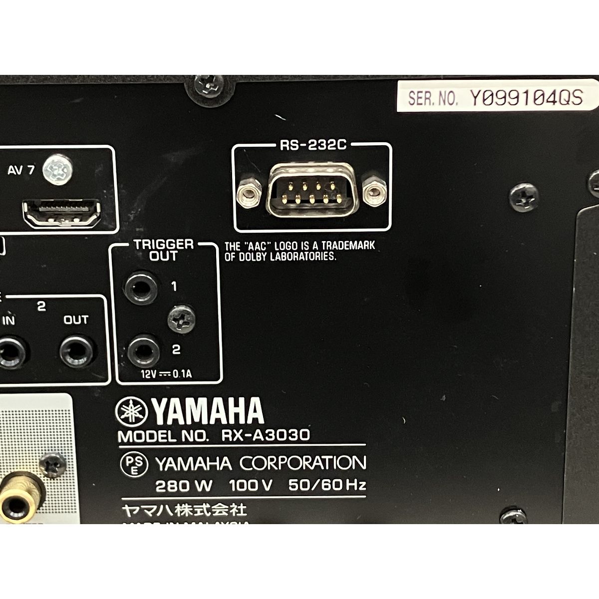 YAMAHA ヤマハ RX-A3030 AVアンプ AVレシーバー オーディオ機器