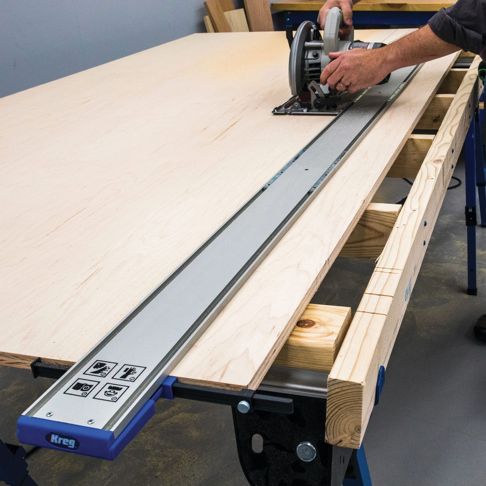 Kreg クレッグ ストレートエッジガイド 丸ノコ定規 XLサイズ 244cm