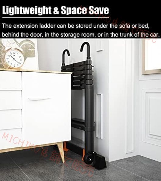 屋根裏部屋 RV用アルミニウム伸縮はしご