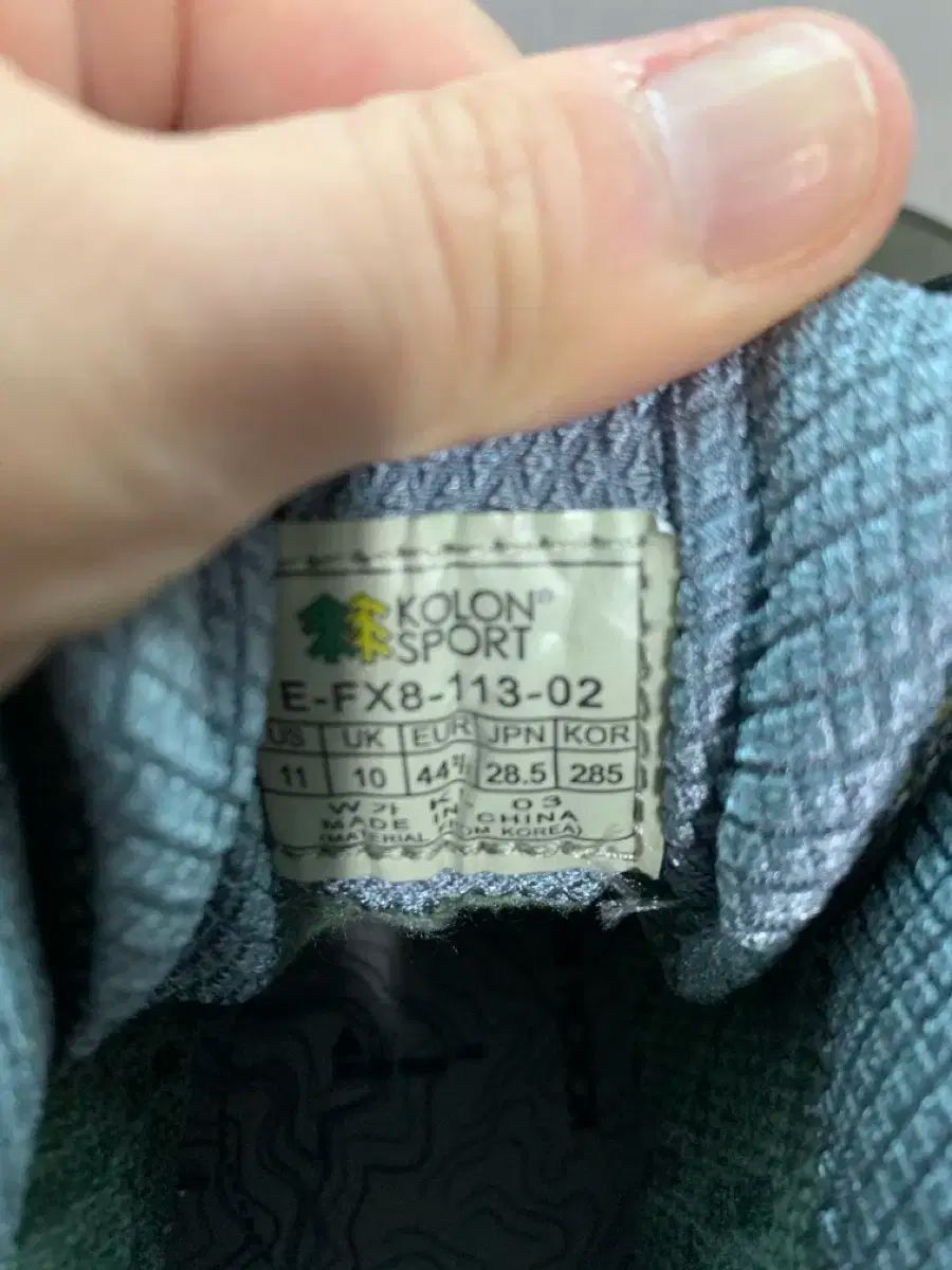 コーロンスポーツ ゴアテックス 登山靴 285 OLIVEOS_COM_TR