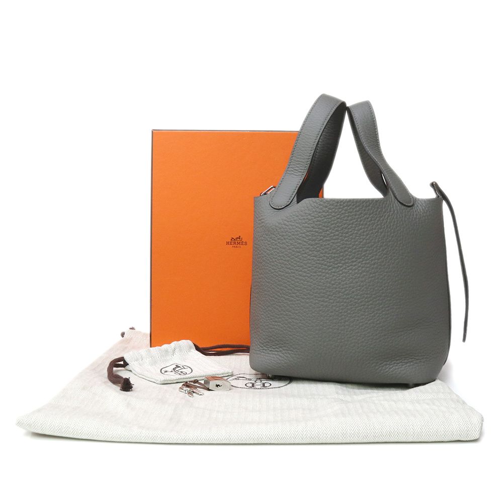 エルメス ピコタンロック 18 PM ハンドバッグ トリヨンクレマンス