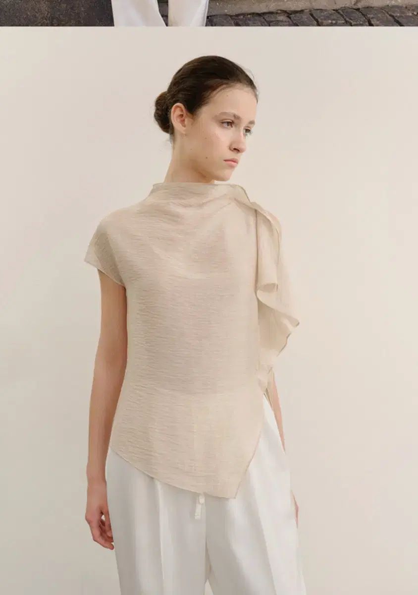 Kindersalmon Delphine Blouse Toasted Lin