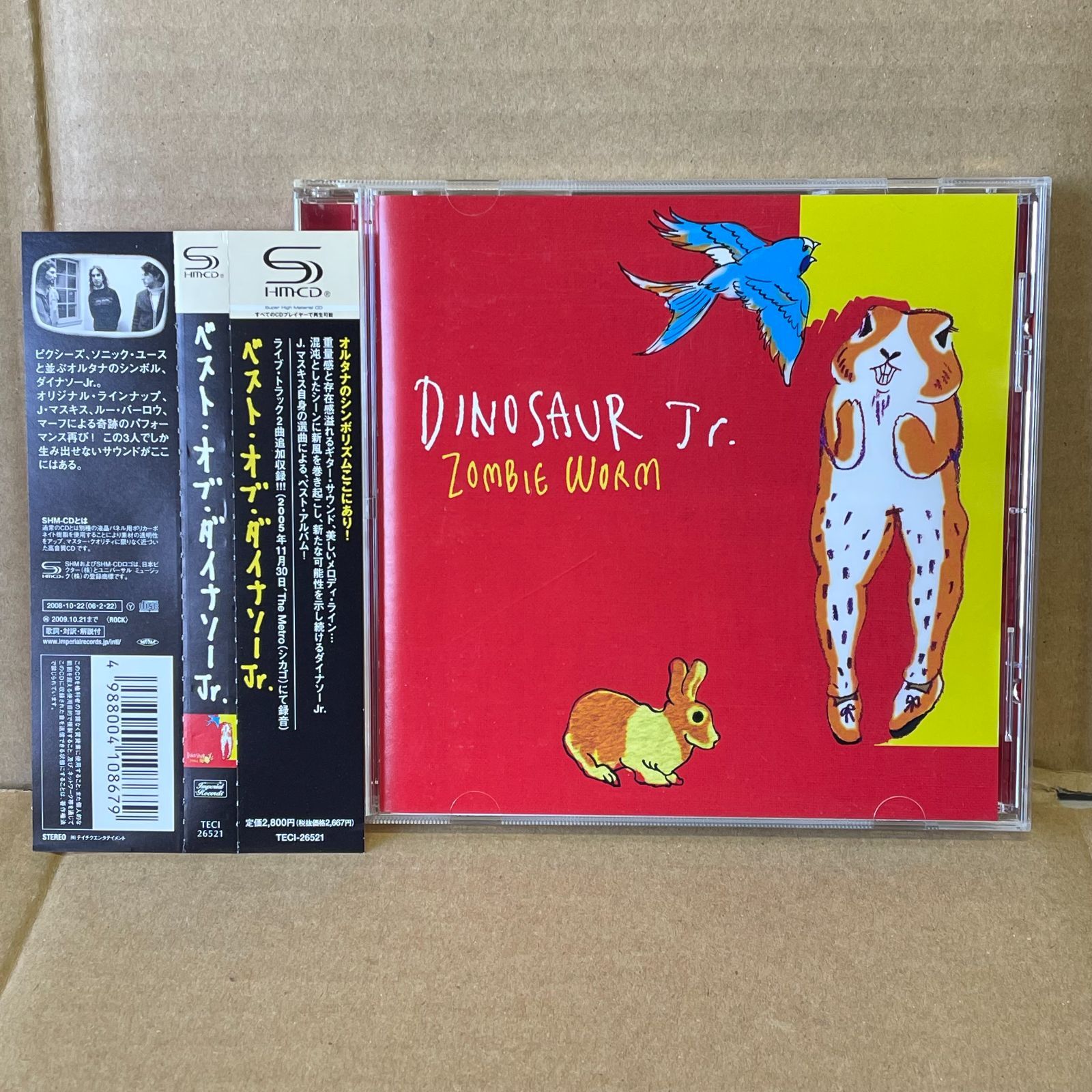 グランジオルタナロックROCK人気バンドベスト！ ダイナソーJR. DINOSAUR JR. SHM-CD帯付き ZOMBIE WORM