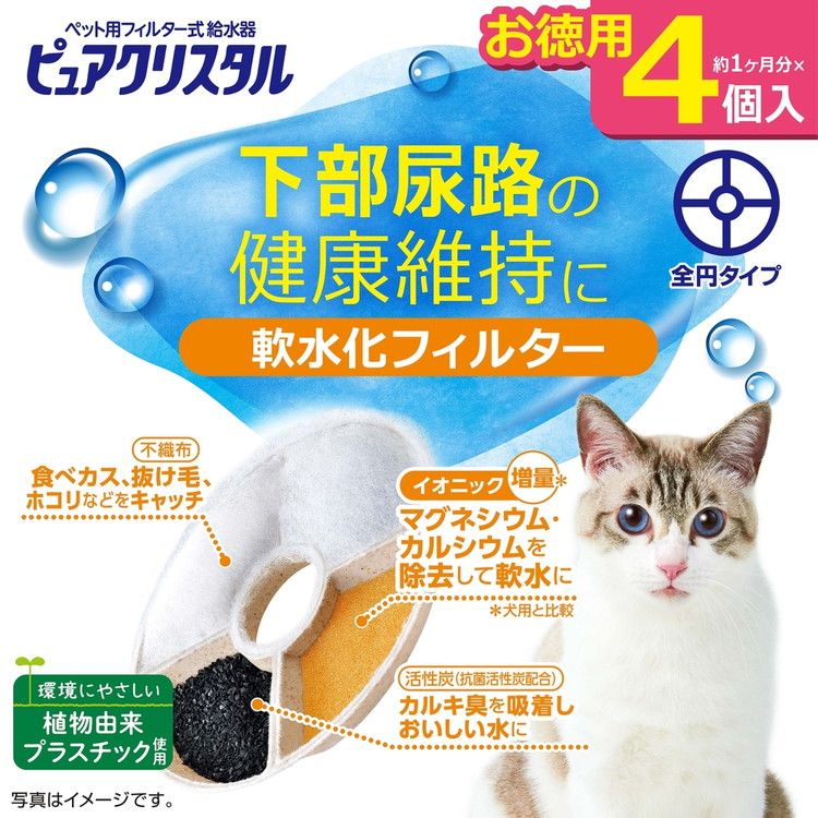 ピュアクリスタル 軟水化フィルター