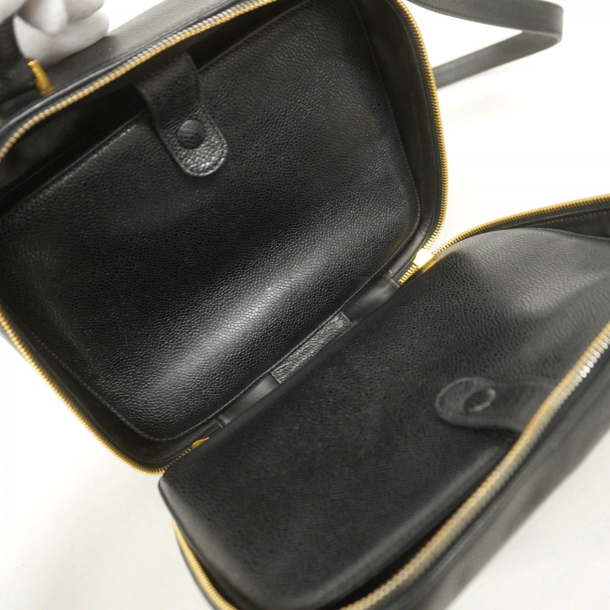 キャビアスキン ブラック