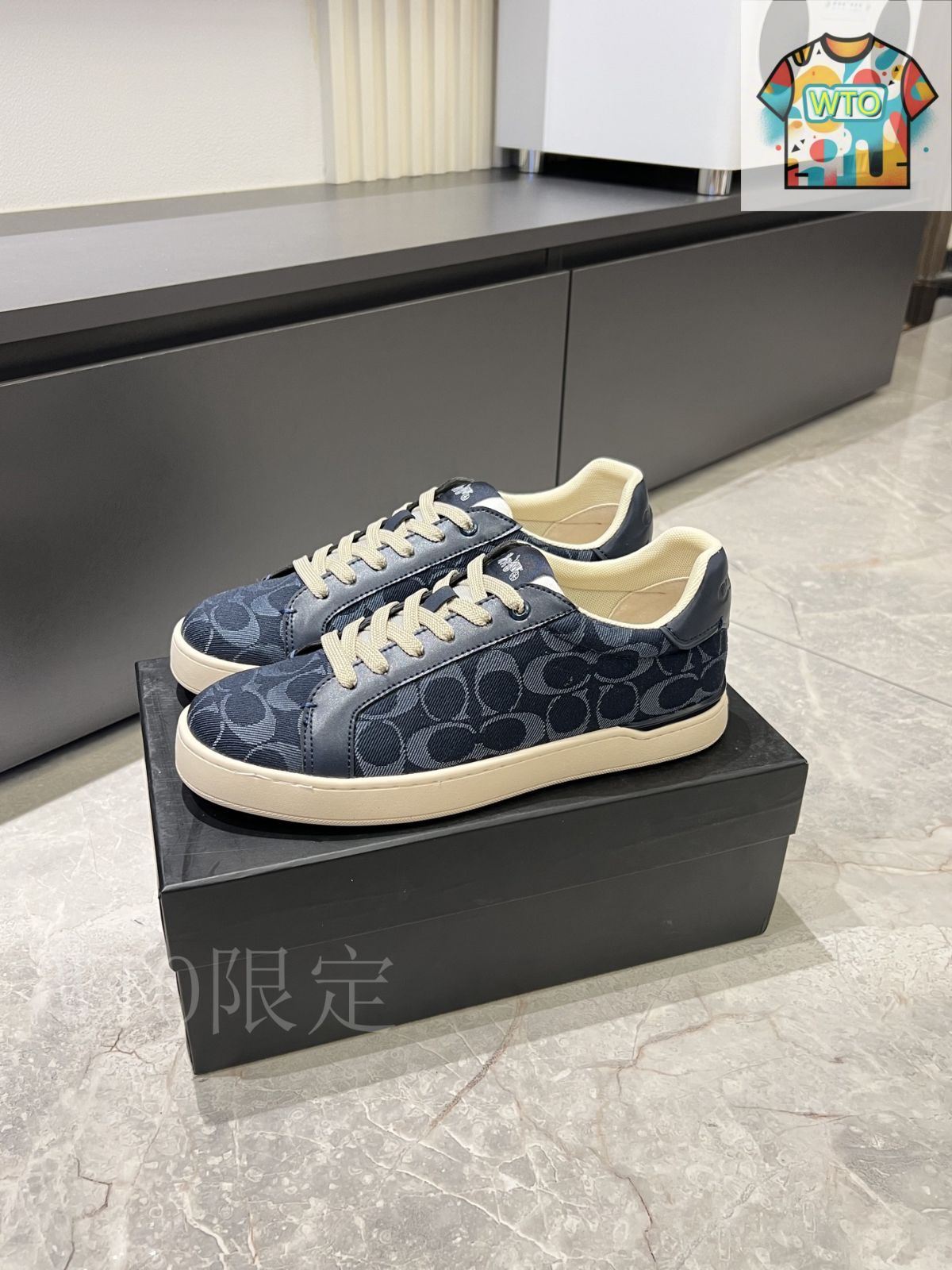 ⭐︎ヒロ⭐︎定価47300★Coach スニーカー JP27 ヒロミチナカノ23 5レディース スニーカー靴ゴムひもhiromichi