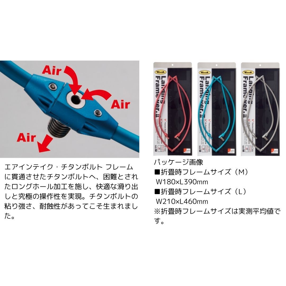 昌栄(SIYOUEI) ランディングフレームVerII M ブルー 玉網・ランディングネット ブルー ランディングフレームVerII M 昌栄