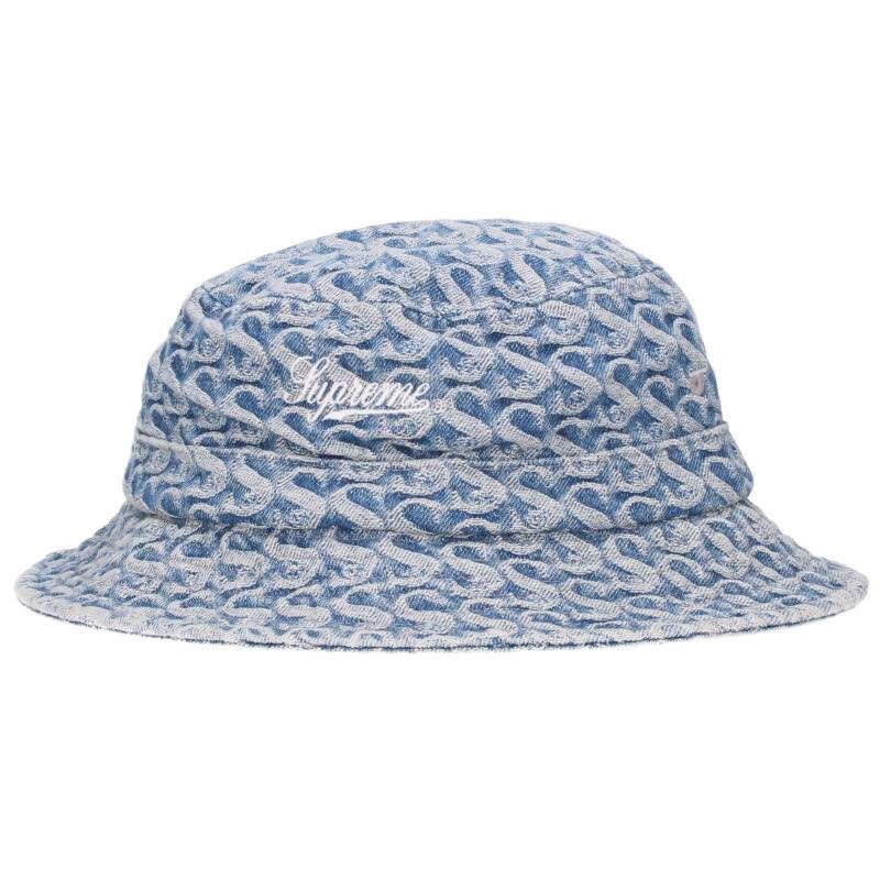 Supreme シュプリーム 21AW モノグラム デニム クラッシャー ハット Supreme/シュプリーム【21AW】Monogram Denim Crusher Hat