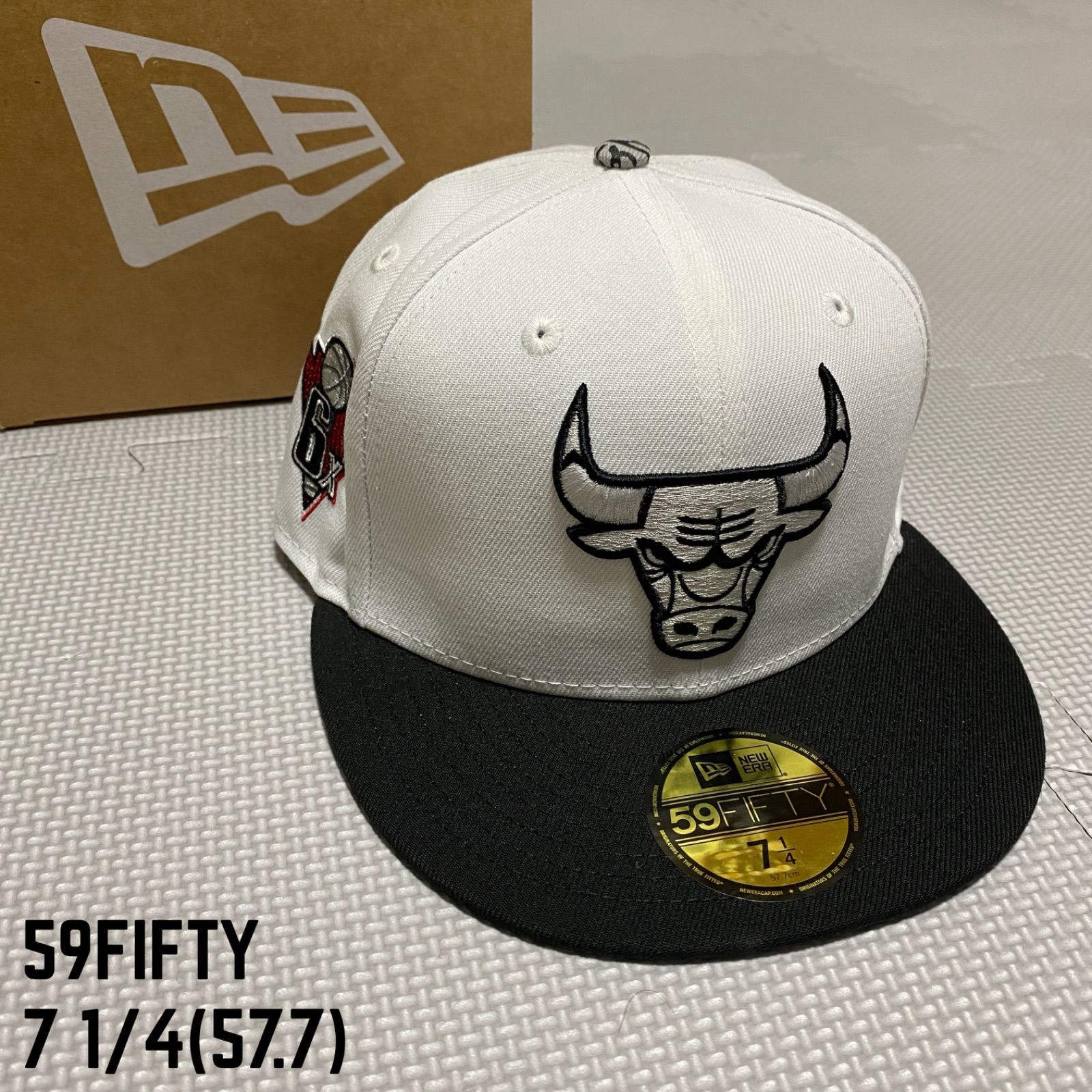 NEWERA》ニューエラ シカゴ ブルズ 59FIFTY 2トーン キャップ ホワイト