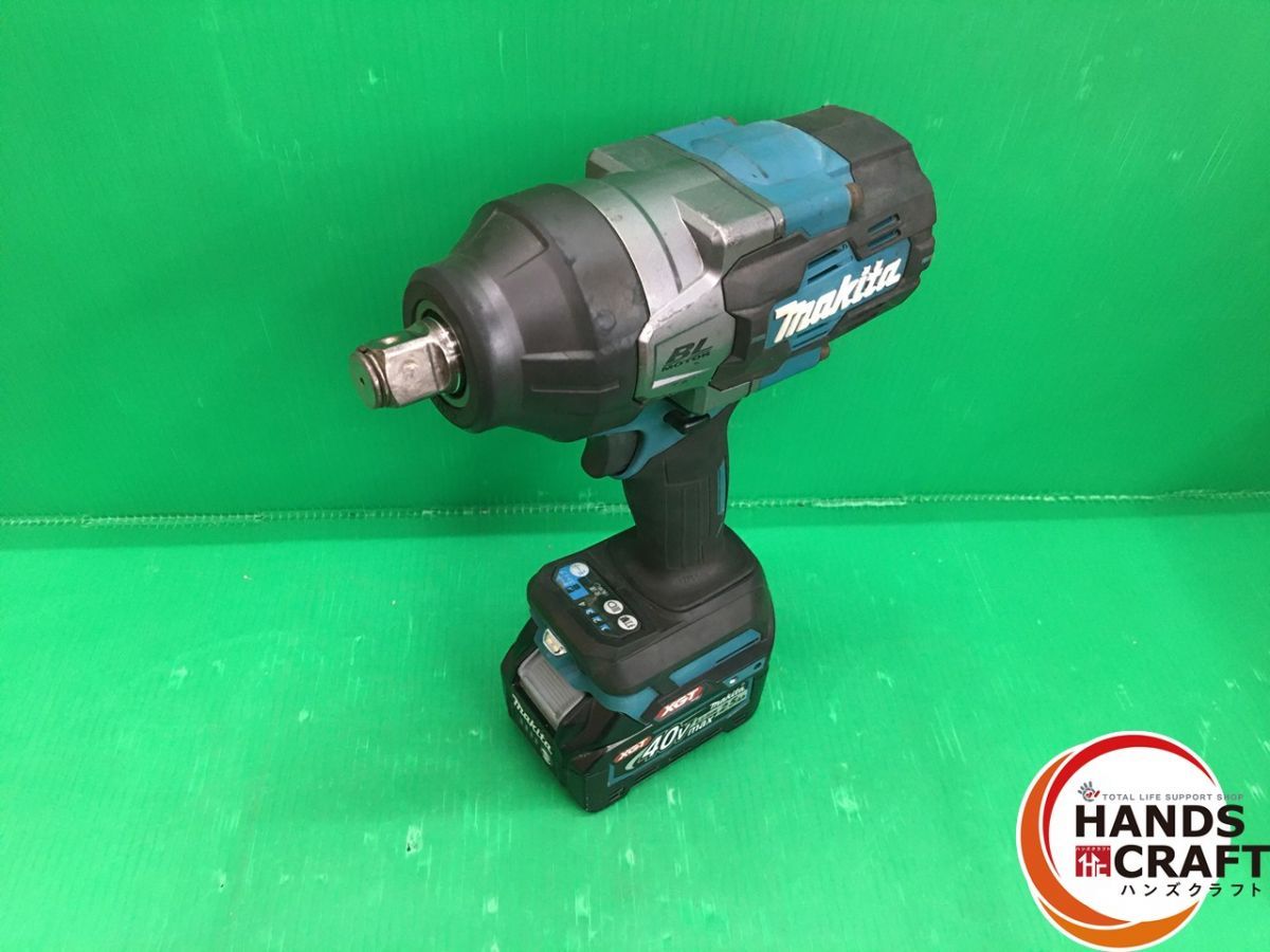 品 マキタ makita 40Vmax 充電式インパクトレンチ TW001G 本体のみ バッテリBL4025付属 マキタ DC36V 2.5Ah 90Wh 充電32回