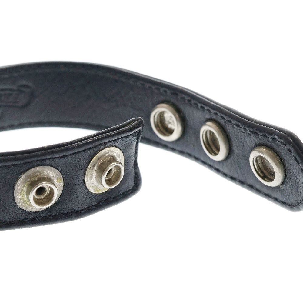 クロムハーツ 3BTN/2SNP/クロスボール3 レザーブレスレット