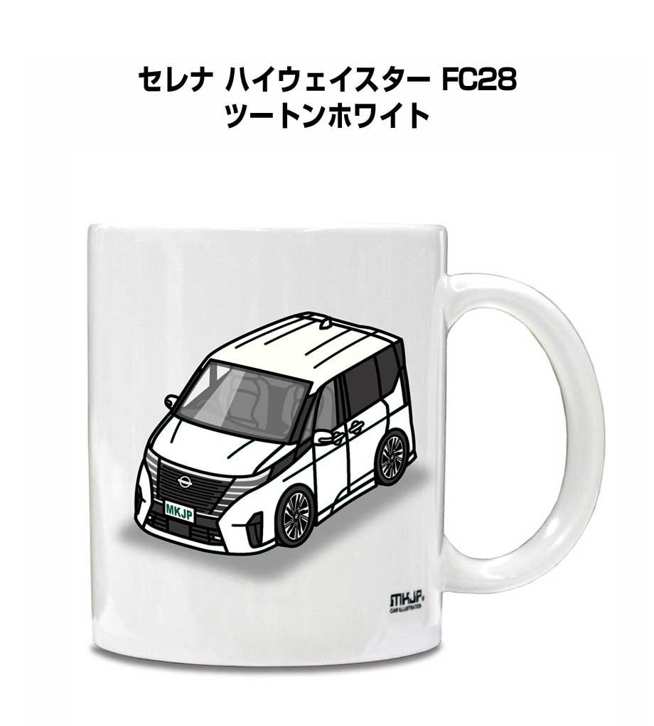 ニッサン セレナ ハイウェイスター FC28 ツートンホワイト
