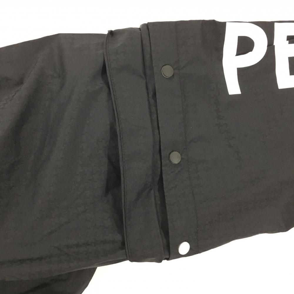 パーリーゲイツ 2WAYレインワンピース ダークネイビー×白 地模様 袖着脱可 フード付 レディース 0 S ゴルフウェア PEARLY GATES LLC-HASEGAWATOSO_COM