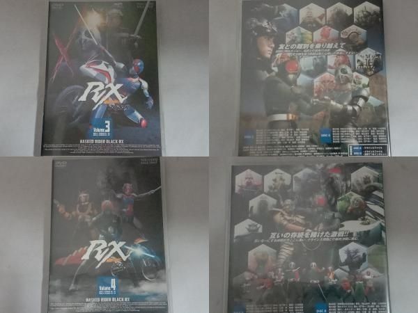 付属品欠品 販売 DVD [全4巻セット]仮面ライダーBLACK RX Volume.1~4