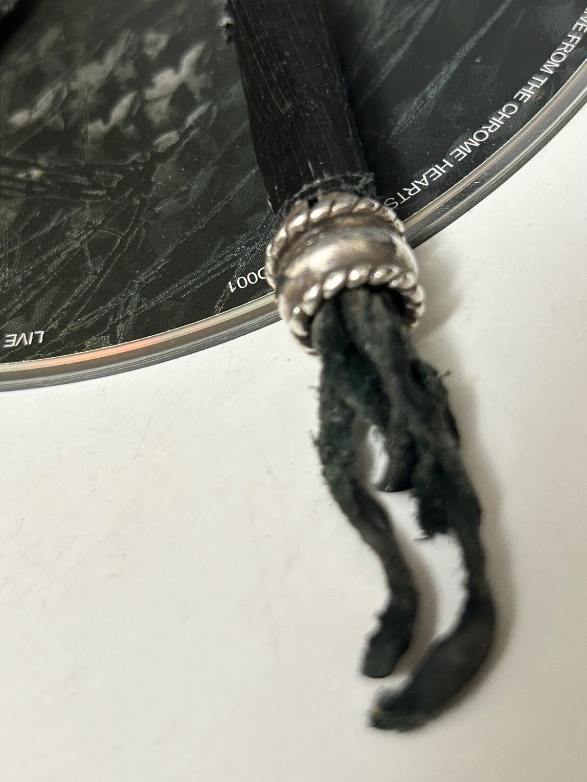 クロムハーツグロメットパーツ付レザーウォレット用ユーズドCANPANAボロチップ