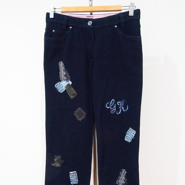 なな★【伊太利屋】ジーンズ パンツ デニム　刺繍 なな☆【伊太利屋】ジーンズ パンツ デニム 刺繍 楽天市場】花柄