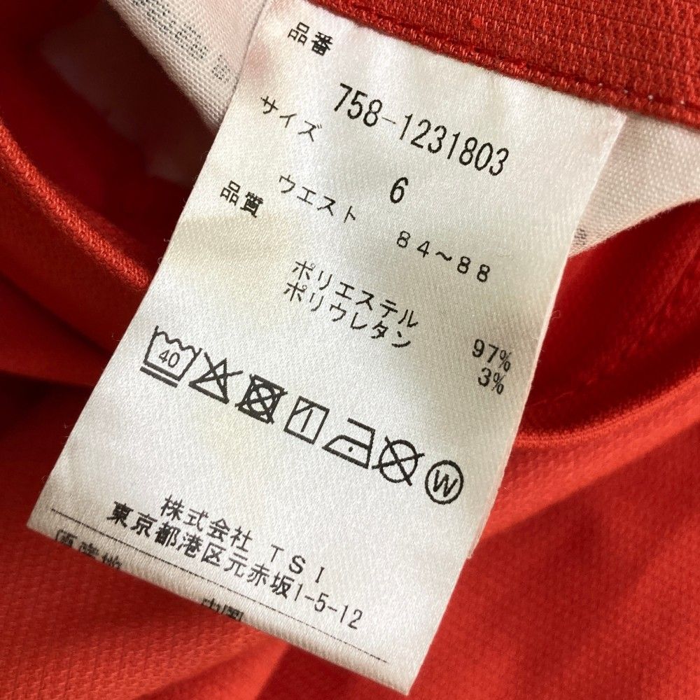 サイズ：6 MASTER BUNNY EDITION マスターバニーエディション  ロングパンツ  レッド系 [240101427672] ゴルフウェア メンズ ストスト MASTER BUNNY EDITION マスターバニーエディション ストレッチ