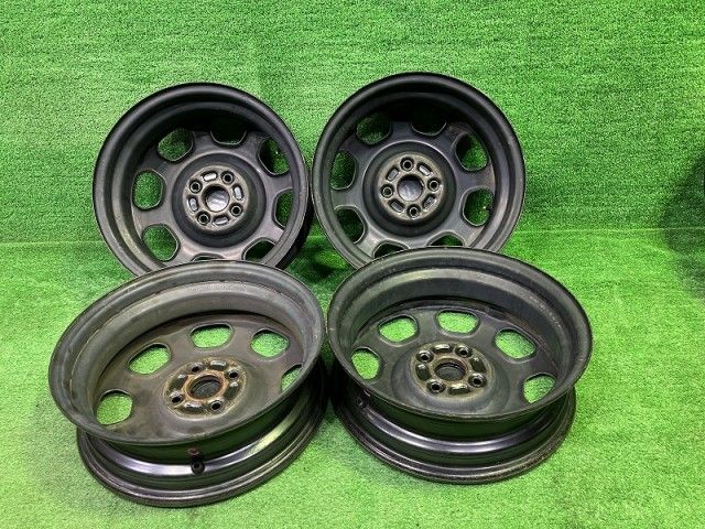 スズキ SUZUKI 純正 ハスラー MR41S ホイール スチール ガンメタ 15インチ 4.5J 4穴 4本 100