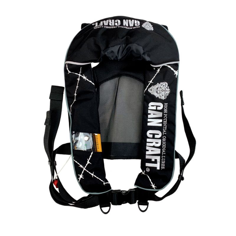 YAMAHA TYPE A ブラックライフジャケット膨張式 YAMAHA TYPE A ブラックライフジャケット膨張式 4個セット YAMAHA