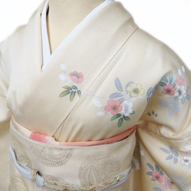 訪問着 着物 中古 正絹 袷 フォーマル 暈し身丈164cm L A919-8 訪問着 着物 中古 正絹 袷 フォーマル 暈し身丈164cm L A919-8