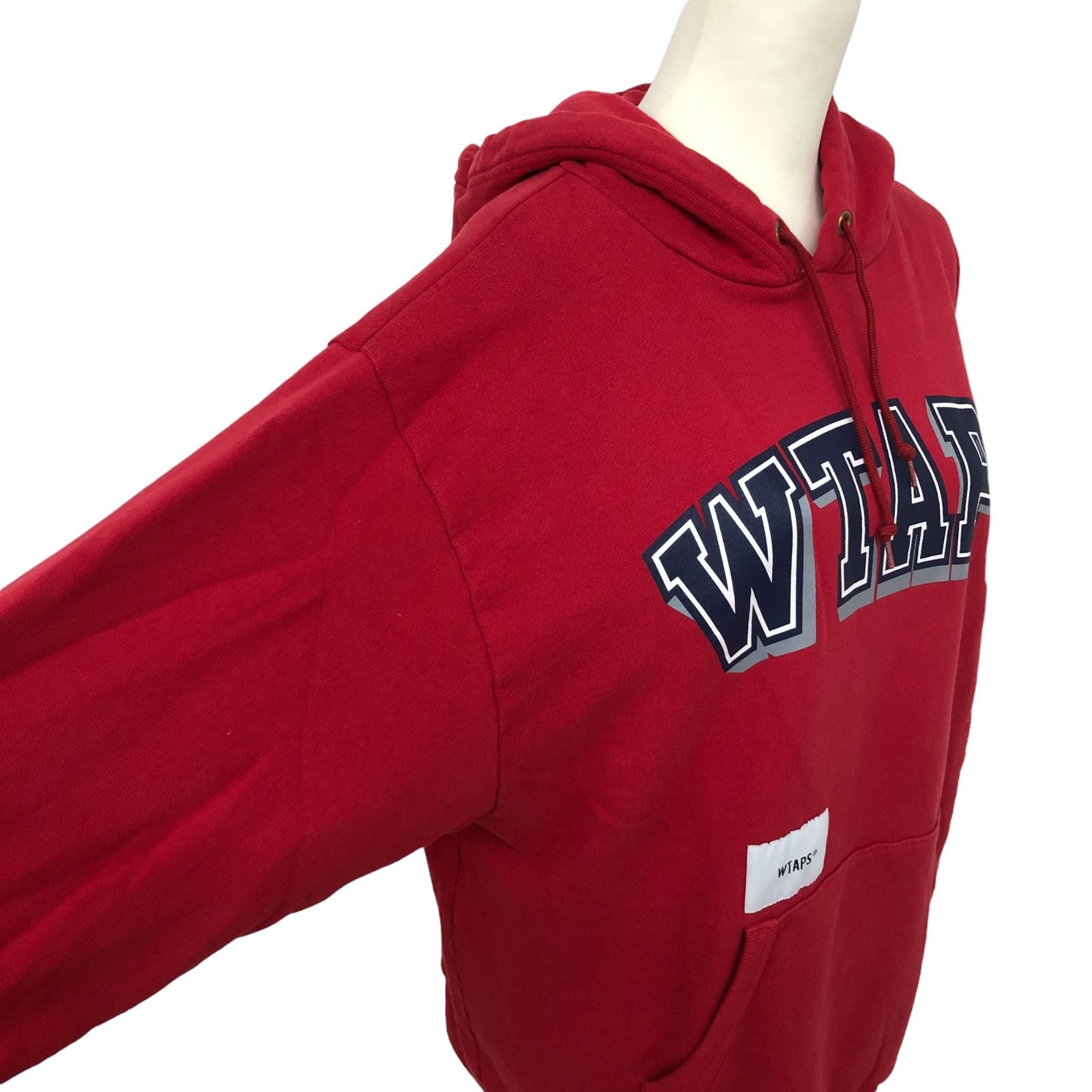 ターゲット Wtaps ダブルタップス パーカー ビッグロゴ カジュアル 大きいサイズ メンズ レディース ユニセックス レッド 2 全品無料。