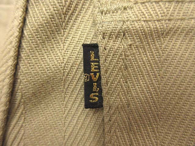 70s リーバイス スタプレ パンツ bigE ヘリンボーン ブラック ホワイト